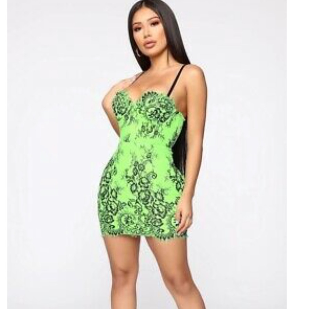 Exquisite Taste Mini Dress Lime💚💚💚 SOLD